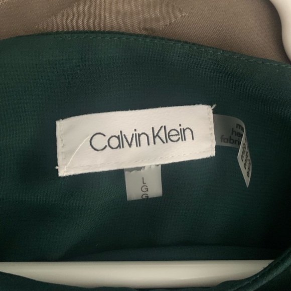 Green Calvin Klein blouse - Picture 6 of 9